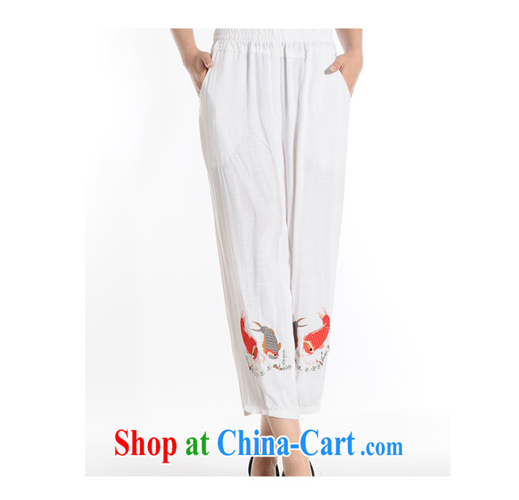 Al Gore, the 2015 middle-aged and older clothing increase in older women lady pants elasticated waist has been legged pants loose trousers white 4 XL . pictures, price, brand platters! Elections are good character, the national distribution, so why buy now enjoy more preferential! Health
