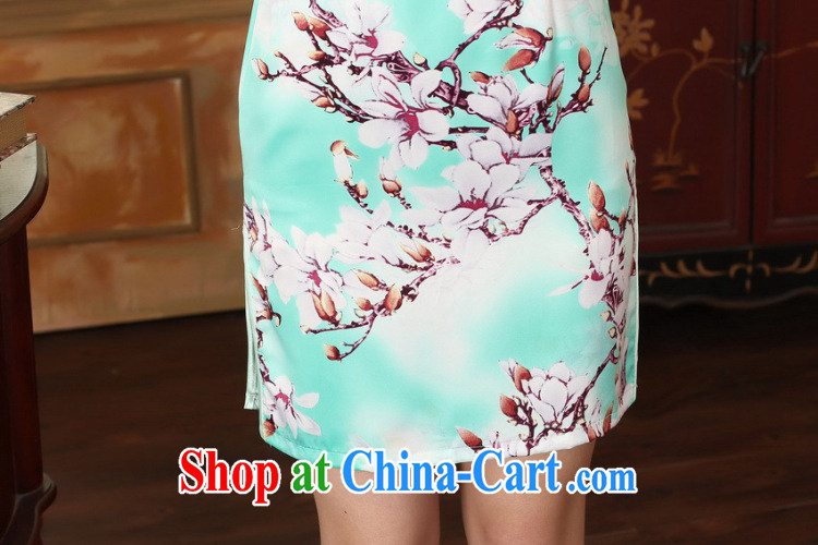 Take the new summer female elegance Chinese qipao,Chinese, for a tight damask video thin short dresses such as the color 2 XL pictures, price, brand platters! Elections are good character, the national distribution, so why buy now enjoy more preferential! Health