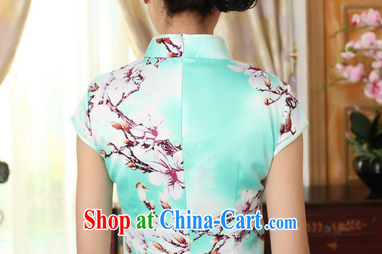 Dan smoke new summer female elegance Chinese qipao Chinese, for a tight damask video thin short cheongsam as color 2XL pictures, price, brand platters! Elections are good character, the national distribution, so why buy now enjoy more preferential! Health
