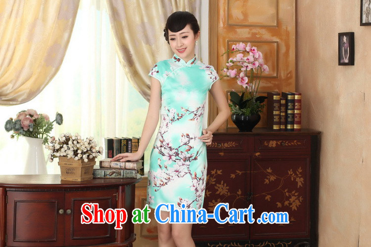 Find Sophie new summer female elegance Chinese qipao Chinese, for a tight damask video thin short cheongsam as color 2XL pictures, price, brand platters! Elections are good character, the national distribution, so why buy now enjoy more preferential! Health