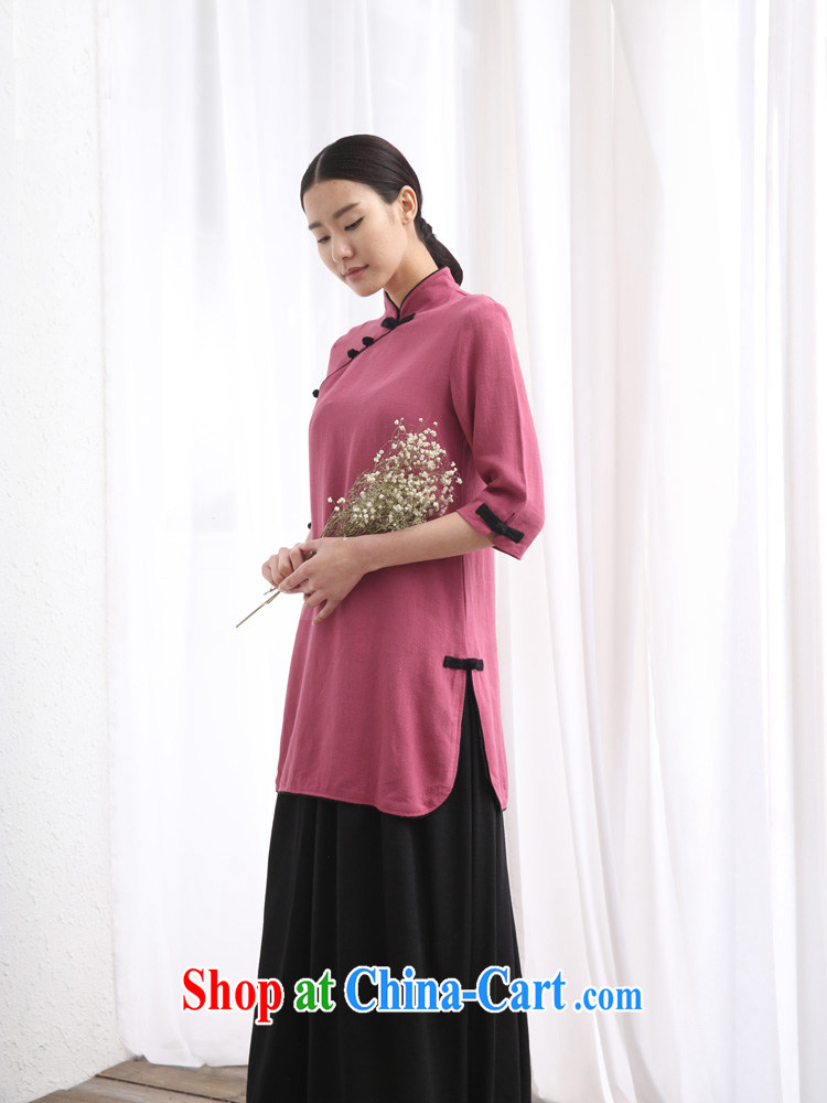 The TSU defense (Azouari) Spring 2015 new Chinese qipao shirt linen cotton the cheongsam coat cardigan tea service retreat serving violet L new pre-sale 10 day shipping pictures, price, brand platters! Elections are good character, the national distribution, so why buy now enjoy more preferential! Health