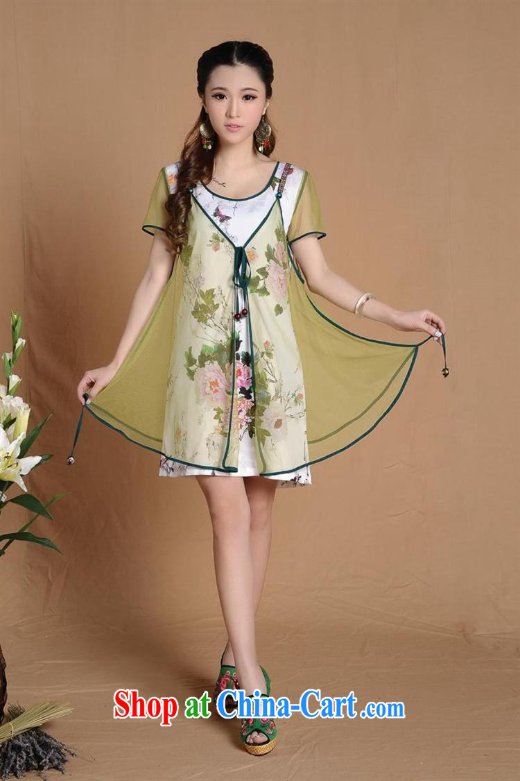 hamilton 7257 national style in a new, summer 2014 renovation, improvement, Ms. cheongsam dress picture color XXL pictures, price, brand platters! Elections are good character, the national distribution, so why buy now enjoy more preferential! Health