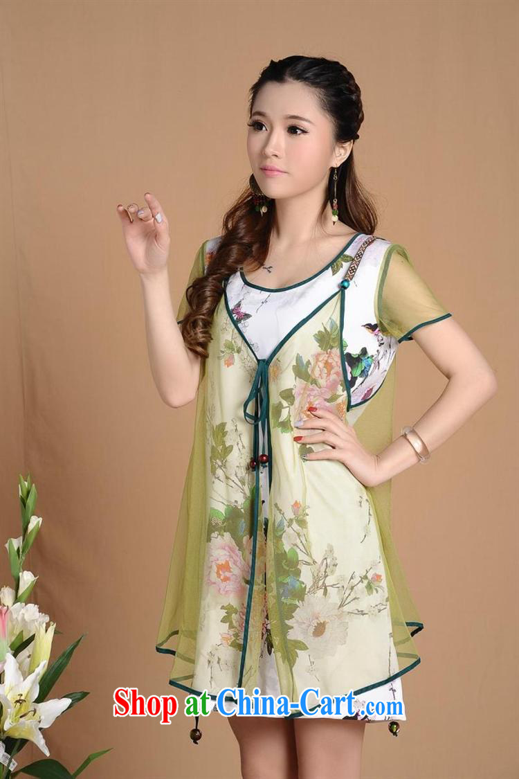 hamilton 7257 national style in a new, summer 2014 renovation, improvement, Ms. cheongsam dress picture color XXL pictures, price, brand platters! Elections are good character, the national distribution, so why buy now enjoy more preferential! Health