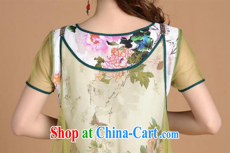hamilton 7257 national style in a new, summer 2014 renovation, improvement, Ms. cheongsam dress picture color XXL pictures, price, brand platters! Elections are good character, the national distribution, so why buy now enjoy more preferential! Health