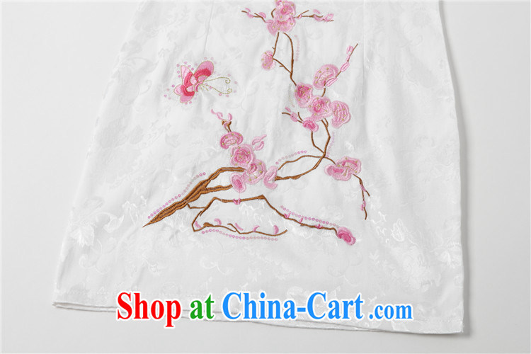 light at the Summer embroidery Phillips short cheongsam classical style cheongsam dress Chinese etiquette serving AQE 0718 pink XXL pictures, price, brand platters! Elections are good character, the national distribution, so why buy now enjoy more preferential! Health