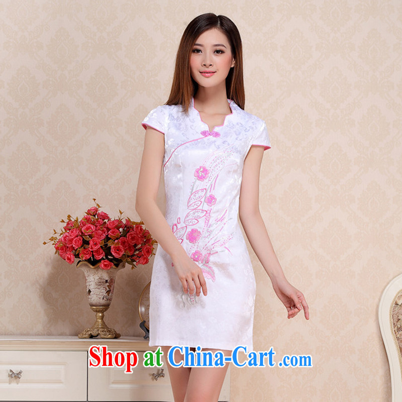 light at the improved Daily Beauty dresses, dresses of Korea girls College wind cheongsam AQE 0716 pink S, shallow end (QM), and, on-line shopping