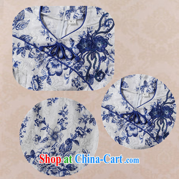 light at the retro blue and white porcelain stamp cheongsam Chinese improved daily short, robe-summer female AQE 802 blue and white porcelain XXXL pictures, price, brand platters! Elections are good character, the national distribution, so why buy now enjoy more preferential! Health