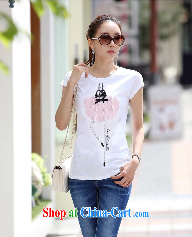 Black butterfly pre-sale 2015 T-shirts female short-sleeve 2015 summer new female white half sleeve T-shirt large, cultivating small T-shirt white XXL pictures, price, brand platters! Elections are good character, the national distribution, so why buy now enjoy more preferential! Health
