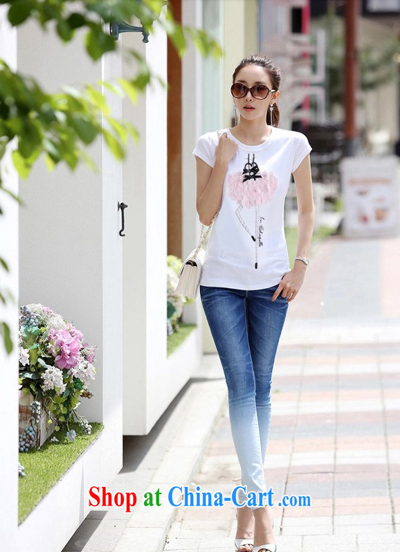 Black butterfly pre-sale 2015 T-shirts female short-sleeve 2015 summer new female white half sleeve T-shirt large, cultivating small T-shirt white XXL pictures, price, brand platters! Elections are good character, the national distribution, so why buy now enjoy more preferential! Health