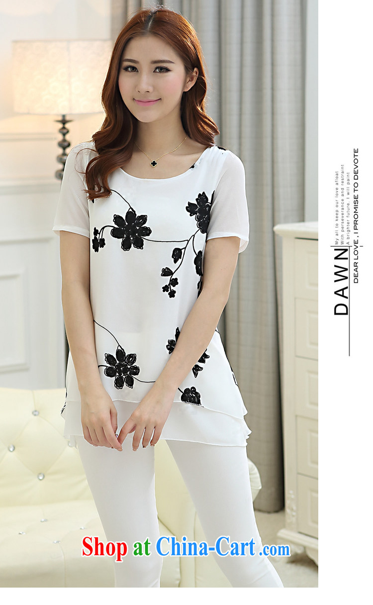 Black butterfly 2015 new stylish female Korean version the code leisure snow woven shirts loose short-sleeved T-shirt solid white shirt XXL pictures, price, brand platters! Elections are good character, the national distribution, so why buy now enjoy more preferential! Health
