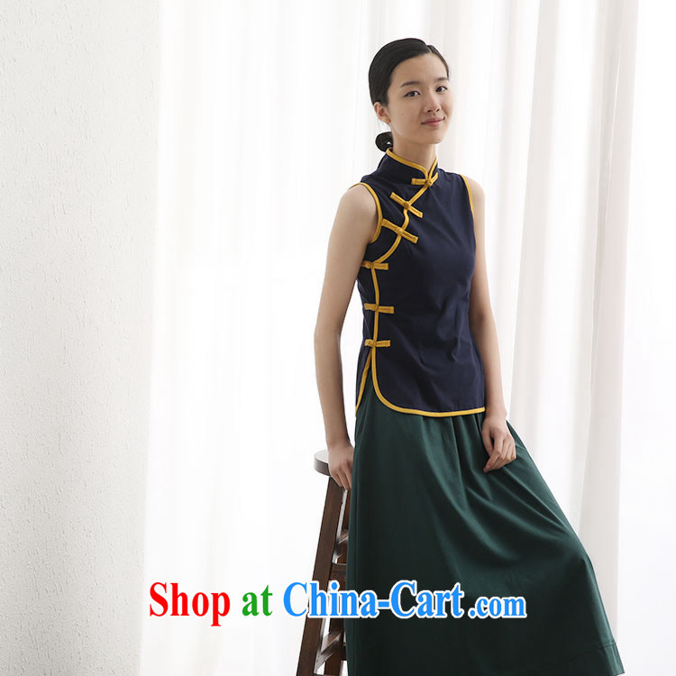 The TSU defense (Azouari) 2015 summer, for improved cheongsam shirt cotton the Chinese beauty Chinese qipao, a tea service dark L pictures, price, brand platters! Elections are good character, the national distribution, so why buy now enjoy more preferential! Health