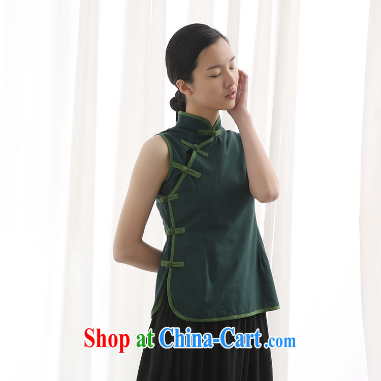 The TSU defense (Azouari) 2015 summer, for improved cheongsam shirt cotton the Chinese beauty Chinese qipao, a tea service dark L pictures, price, brand platters! Elections are good character, the national distribution, so why buy now enjoy more preferential! Health