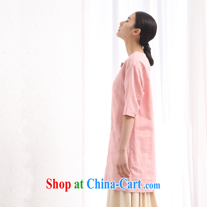 The TSU defense (Azouari) 2015 spring and summer skirt dresses high-quality manual embroidery relaxed waist, 100 ground pure ramie comfortable lovely pink are code pictures, price, brand platters! Elections are good character, the national distribution, so why buy now enjoy more preferential! Health