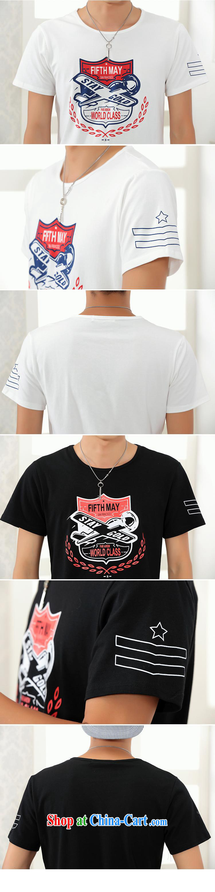 2015 spring and summer, the Korean version trend stylish casual dress stamp duty for couples with short-sleeved round-collar and cotton T pension white XXXL (men and women) pictures, price, brand platters! Elections are good character, the national distribution, so why buy now enjoy more preferential! Health