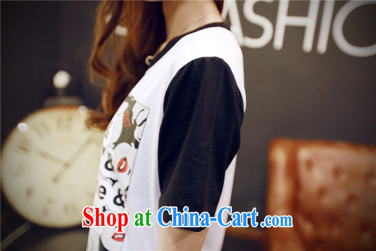 Black butterfly 2015 summer new leisure T pension women letter stamp loose short-sleeved T-shirt Han version white XL pictures, price, brand platters! Elections are good character, the national distribution, so why buy now enjoy more preferential! Health