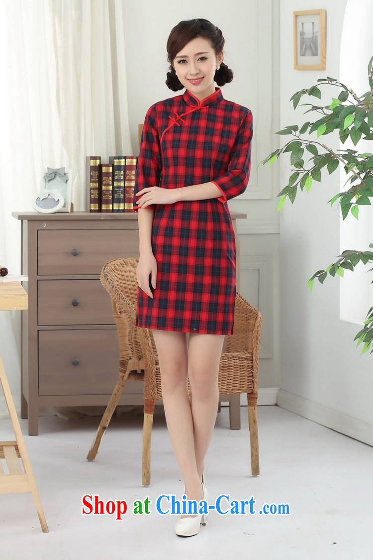 According to fuser summer stylish new Chinese improved Chinese qipao, for a tight, cultivating short Chinese qipao dress LGD/E 0021 # -A PO blue 2 XL pictures, price, brand platters! Elections are good character, the national distribution, so why buy now enjoy more preferential! Health