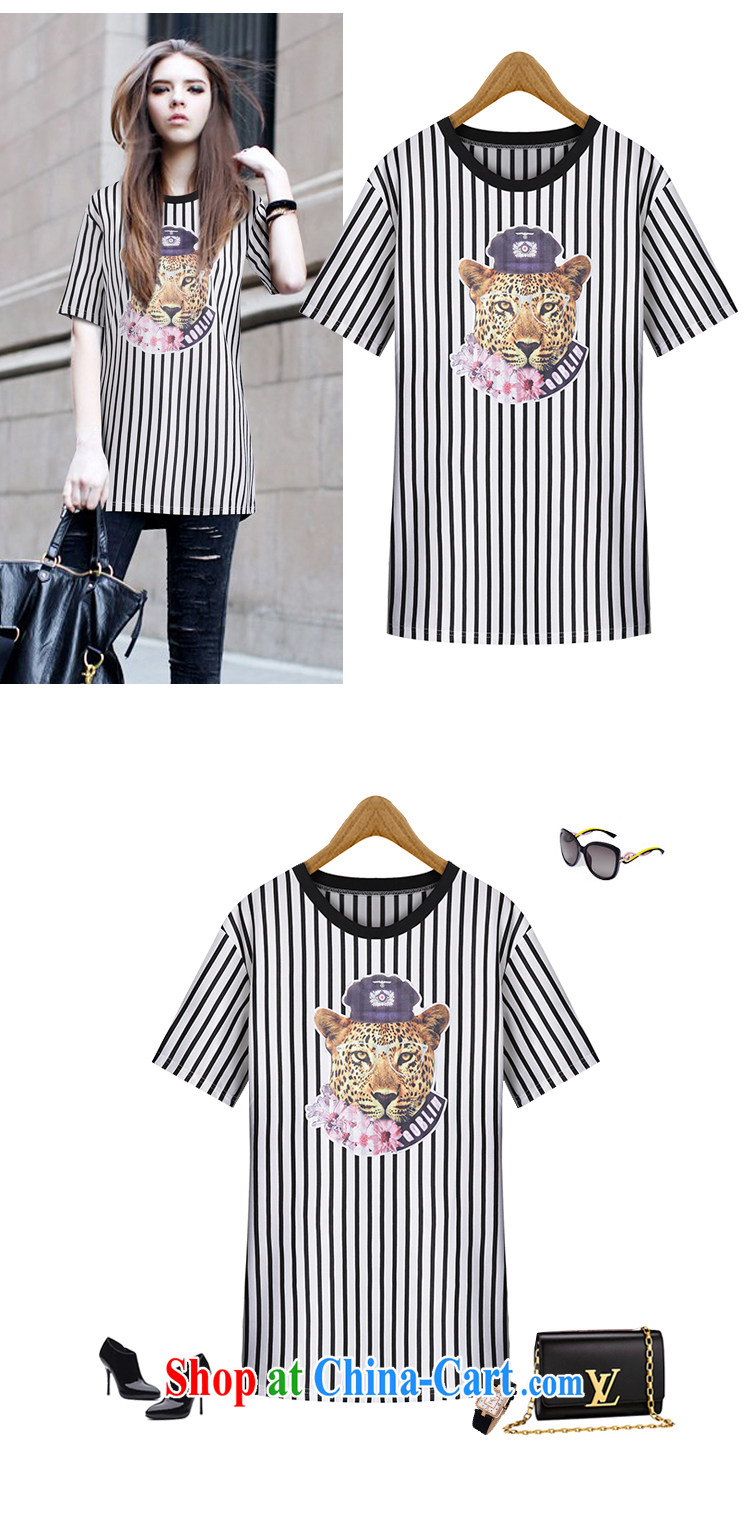 Qin Qing store 2015 summer new put Tiger head round-collar short-sleeve, long T pension black streaks L pictures, price, brand platters! Elections are good character, the national distribution, so why buy now enjoy more preferential! Health