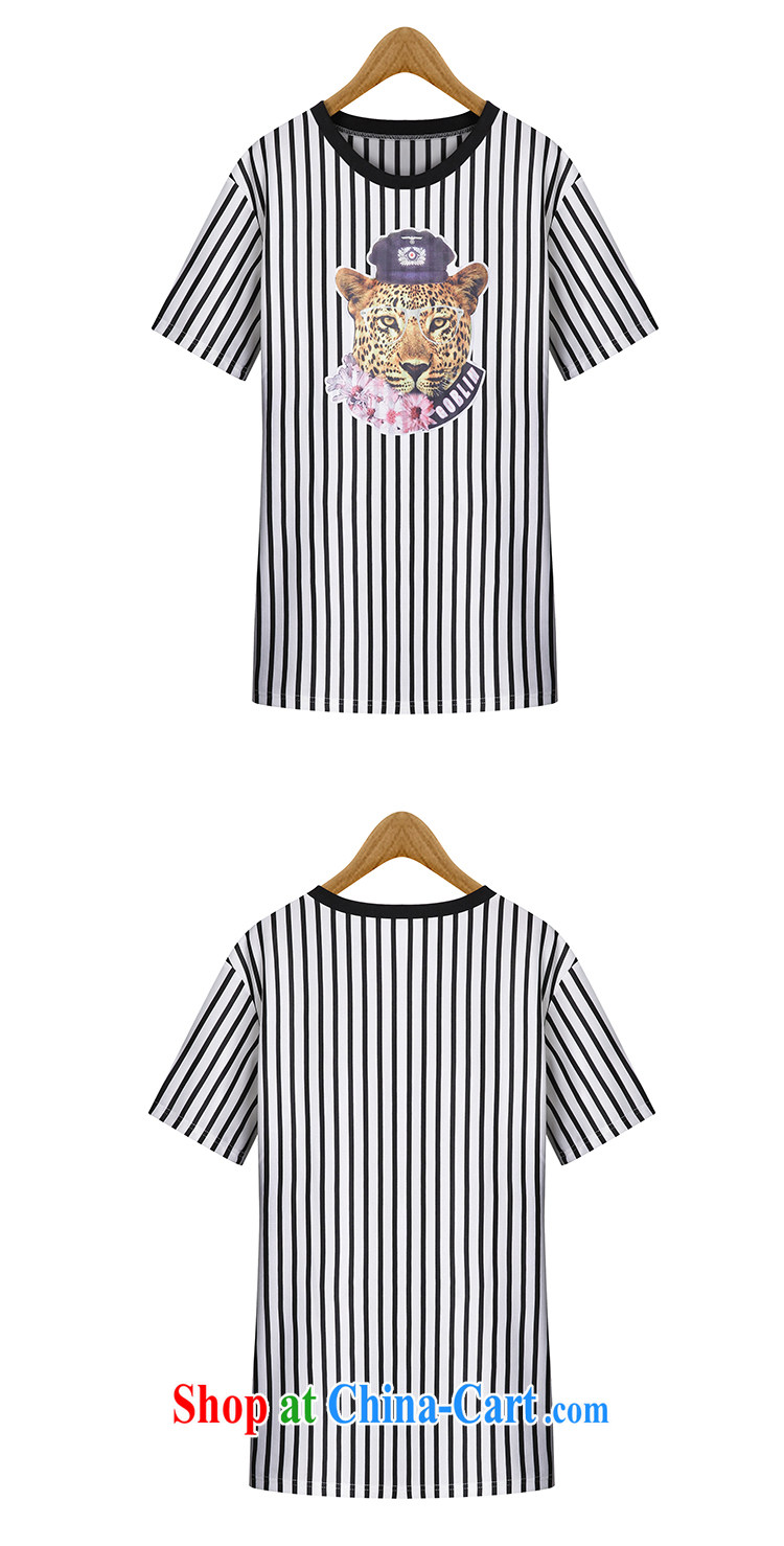 Qin Qing store 2015 summer new put Tiger head round-collar short-sleeve, long T pension black streaks L pictures, price, brand platters! Elections are good character, the national distribution, so why buy now enjoy more preferential! Health