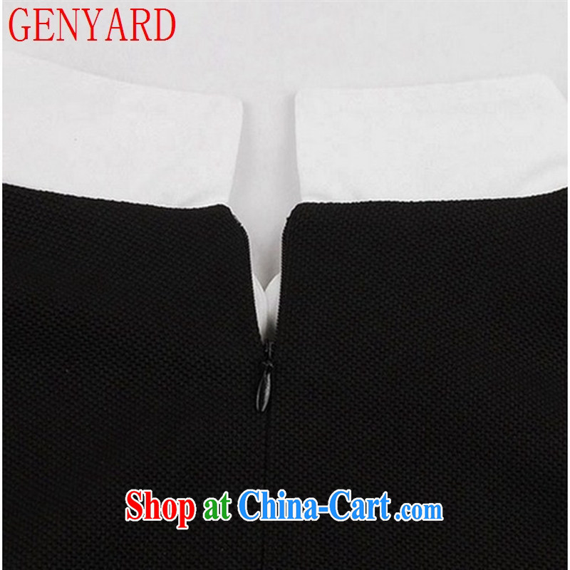 Qin Qing store in Europe and America, the ladies' spring and winter clothing new expertise in mm long suits for Dress black 5 XL, GENYARD, shopping on the Internet