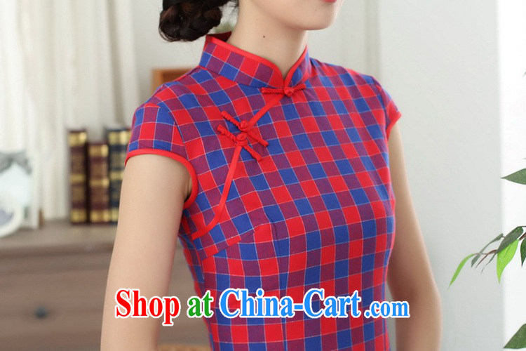 According to fuser summer stylish new retro improved Chinese Chinese qipao, for a tight, cultivating Chinese cheongsam dress LGD/D 0308 # -A lake blue S pictures, price, brand platters! Elections are good character, the national distribution, so why buy now enjoy more preferential! Health