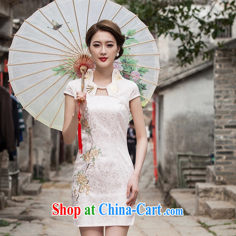 Hsiu-li-fen 2015 new summer fashion cheongsam dress, Style short dress B - 518 - 1122 pink XL, Su-li-fen (xiulifen), online shopping