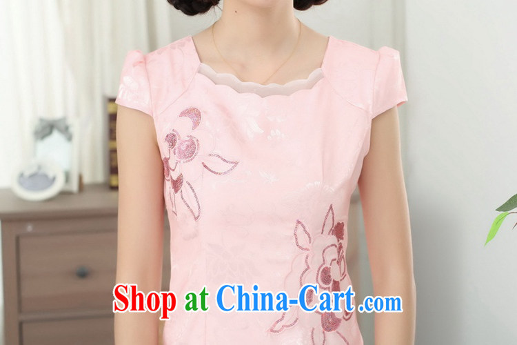 According to fuser summer stylish new China wind improved Chinese qipao round-collar jacquard cultivating Chinese cheongsam dress LGD/D 0314 #white XL pictures, price, brand platters! Elections are good character, the national distribution, so why buy now enjoy more preferential! Health