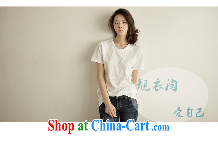 2015 summer short-sleeve girls T-shirt loose Korean version of the greater code female the howling ghost cotton Solid Color cotton round neck T-shirt black short-sleeved XL pictures, price, brand platters! Elections are good character, the national distribution, so why buy now enjoy more preferential! Health