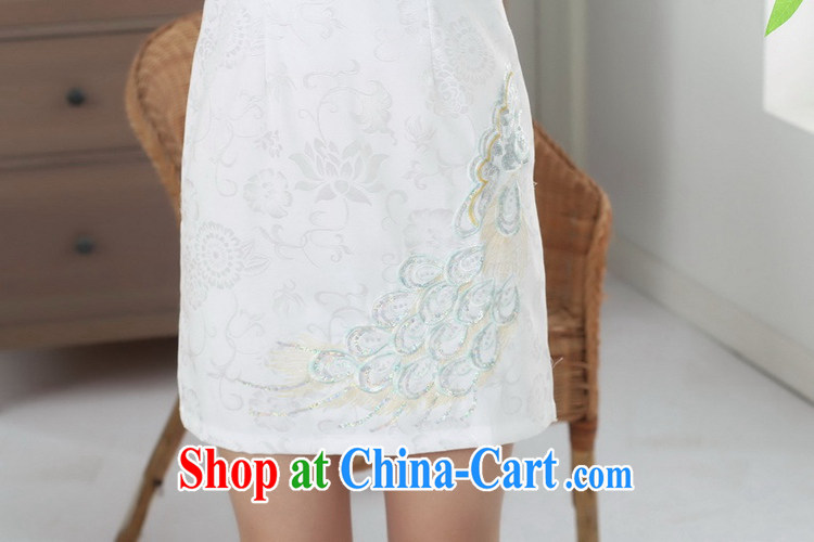 According to fuser summer stylish new Ethnic Wind improved Chinese qipao rounded ends cultivating short Chinese qipao dress LGD/D 0312 # -B pink XL pictures, price, brand platters! Elections are good character, the national distribution, so why buy now enjoy more preferential! Health