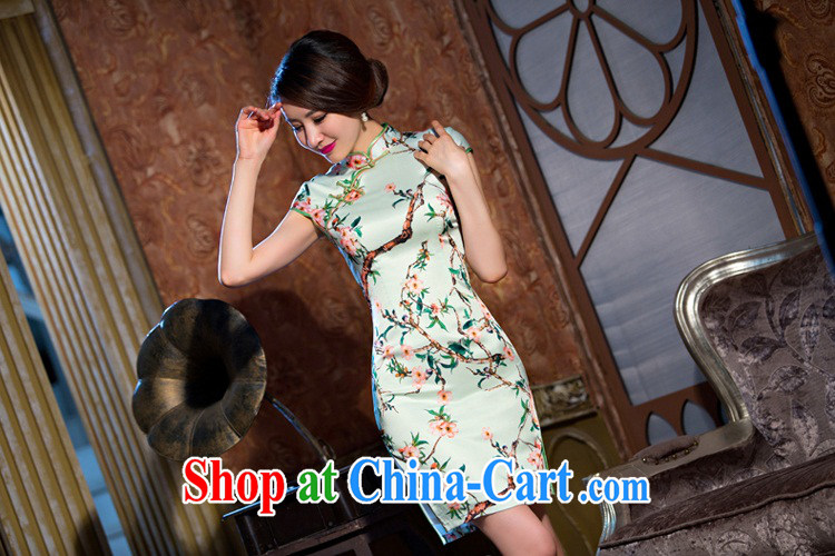 Slim li know MGM Studios summer new cheongsam dress retro fashion beauty cheongsam dress daily short dresses female QLZ Q 15 6066 MGM Studios - commercial edge L pictures, price, brand platters! Elections are good character, the national distribution, so why buy now enjoy more preferential! Health