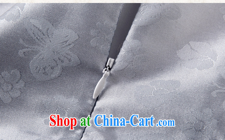 Micro-blue Curtis 2015 new painting classic short-sleeve cheongsam dress retro fashion China wind daily qipao Chinese Painting (landscape), XL pictures, price, brand platters! Elections are good character, the national distribution, so why buy now enjoy more preferential! Health