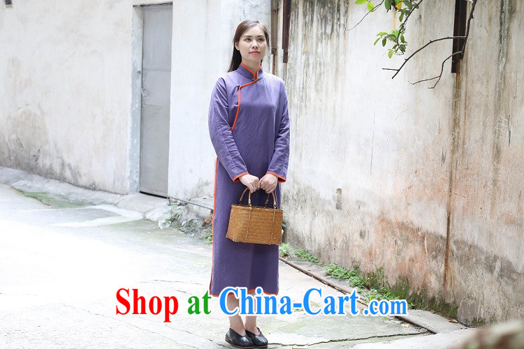 q heart Id al-Fitr (Yue and spring as soon as possible new Chinese units, the Commission adopted the withholding cheongsam Chinese Dress gown 1954 purple L pictures, price, brand platters! Elections are good character, the national distribution, so why buy now enjoy more preferential! Health