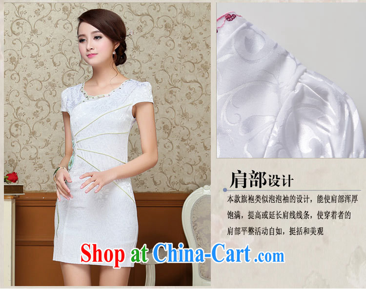 Mrs M, summer 2015 with new stylish beauty graphics thin minimalist petal collar embroidered cheongsam green XXL pictures, price, brand platters! Elections are good character, the national distribution, so why buy now enjoy more preferential! Health