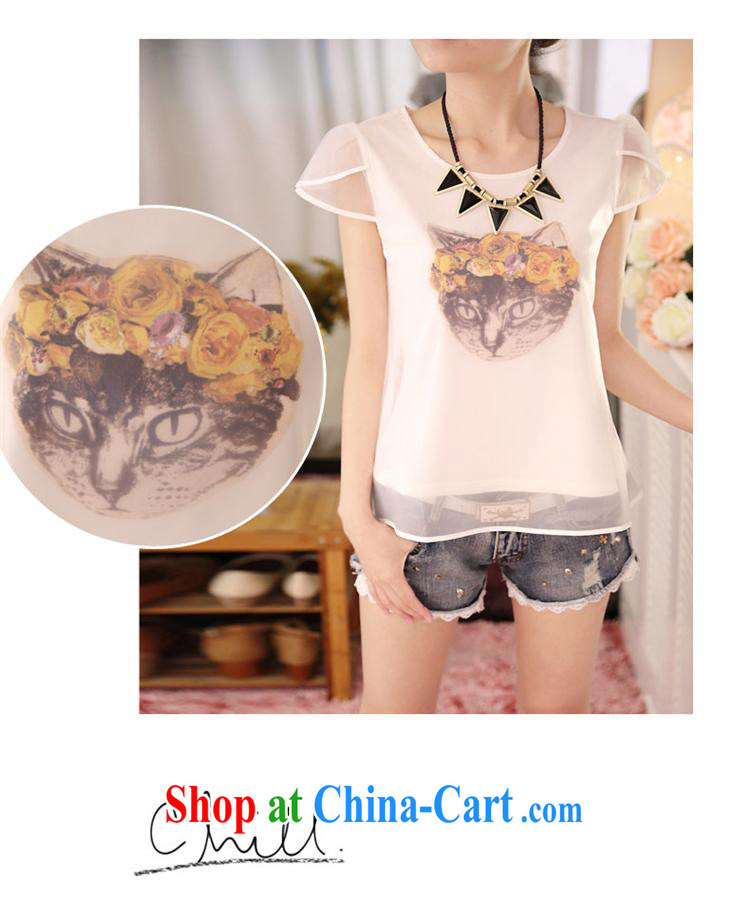 hamilton 2015 summer new women short-sleeved European root yarn stitching T-shirt bubble cuff leave two summer cotton shirt T white XL pictures, price, brand platters! Elections are good character, the national distribution, so why buy now enjoy more preferential! Health