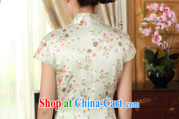 spend the summer Women's clothes Chinese silk retro sauna silk poster stretch Satin improved floral beauty double short dresses such as the color 2 XL pictures, price, brand platters! Elections are good character, the national distribution, so why buy now enjoy more preferential! Health