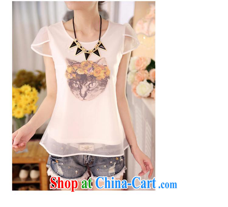 hamilton 2015 summer new women short-sleeved European root yarn stitching T-shirt bubble cuff leave two summer cotton shirt T white XL pictures, price, brand platters! Elections are good character, the national distribution, so why buy now enjoy more preferential! Health