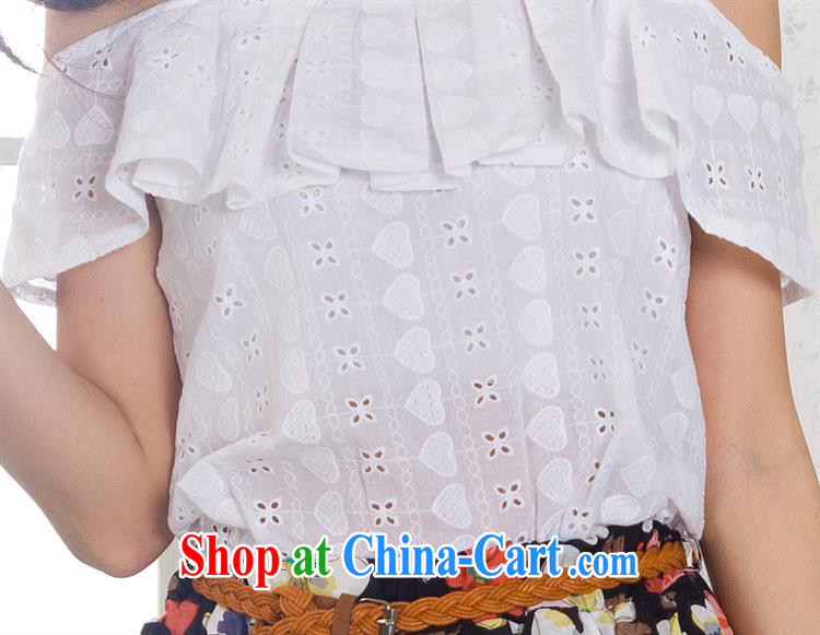 Spring and Summer new stylish Korean fan T-shirt short-sleeved maiden honey with Openwork basket Ma T-shirt female commercial heart pattern L pictures, price, brand platters! Elections are good character, the national distribution, so why buy now enjoy more preferential! Health