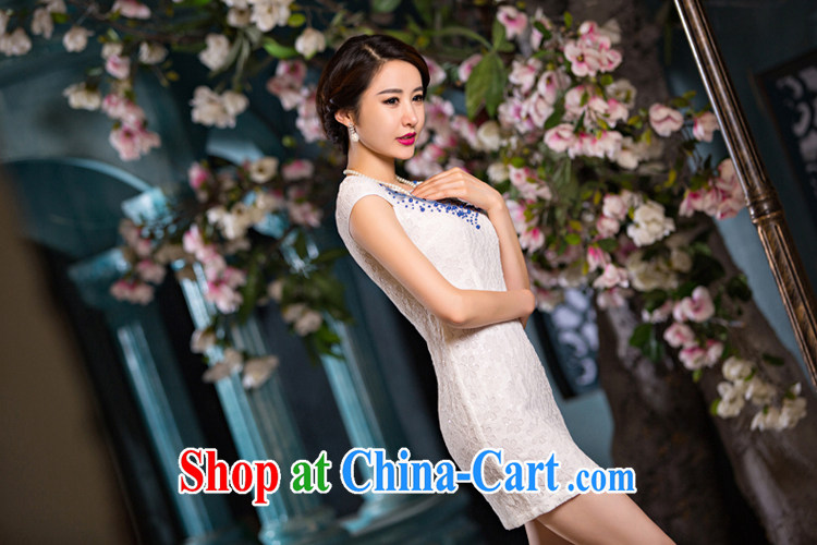 Slim Li known verse summer love new, improved Stylish retro short cheongsam dress fine lace daily dresses QLZ Q 15 6068 verse love - Lucy yarn XXL pictures, price, brand platters! Elections are good character, the national distribution, so why buy now enjoy more preferential! Health