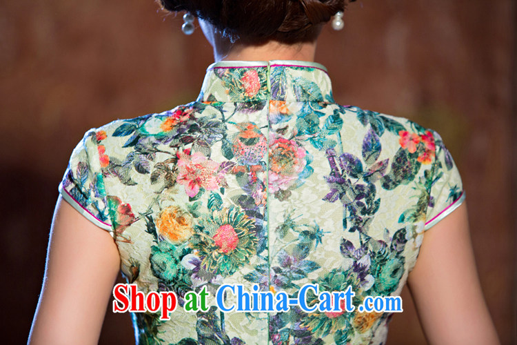 Slim li know chestnut flower cheongsam dress summer new lace cheongsam beauty sexy female cheongsam dress retro QLZ Q 15 6069 chestnut flower XXXL pictures, price, brand platters! Elections are good character, the national distribution, so why buy now enjoy more preferential! Health