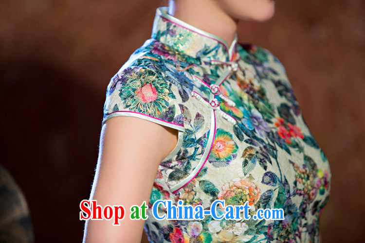 Slim li know chestnut flower cheongsam dress summer new lace cheongsam beauty sexy female cheongsam dress retro QLZ Q 15 6069 chestnut flower XXXL pictures, price, brand platters! Elections are good character, the national distribution, so why buy now enjoy more preferential! Health