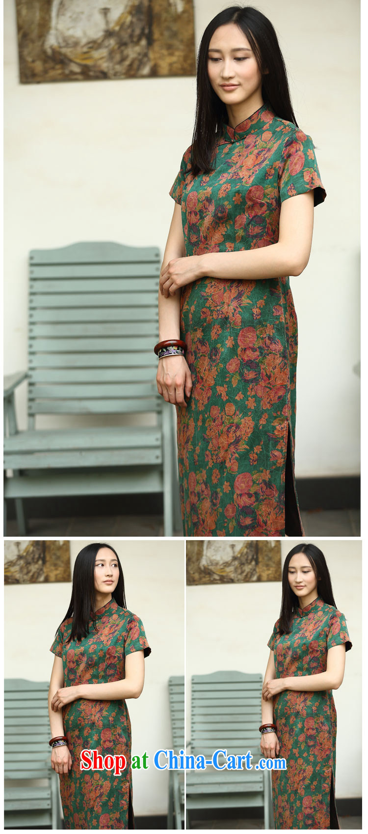 Asked about Ramadan and the Hyatt heart health female spring new Chinese Antique Silk Cheongsam cheongsam high 1958 green floor fancy L pictures, price, brand platters! Elections are good character, the national distribution, so why buy now enjoy more preferential! Health