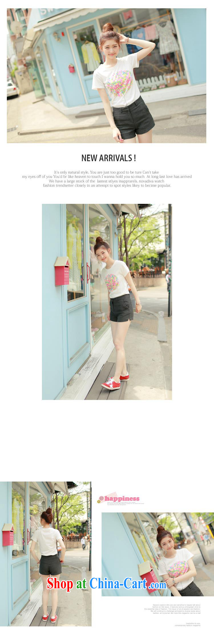 Qin Qing store 2015 summer new lady stamp round-collar cultivating short solid T-shirt graphics skinny fresh short-sleeved T-shirt girls cotton 7 XXL pictures, price, brand platters! Elections are good character, the national distribution, so why buy now enjoy more preferential! Health