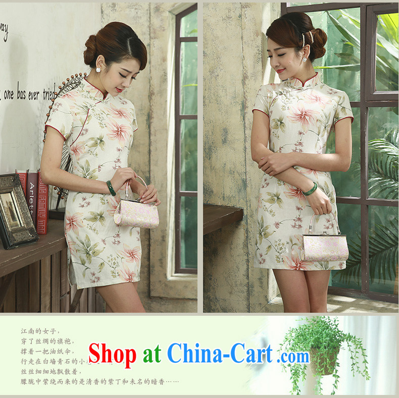 2015 new dresses and improved stylish short cotton Ma dresses daily video thin Q 1078 fancy XXL pictures, price, brand platters! Elections are good character, the national distribution, so why buy now enjoy more preferential! Health