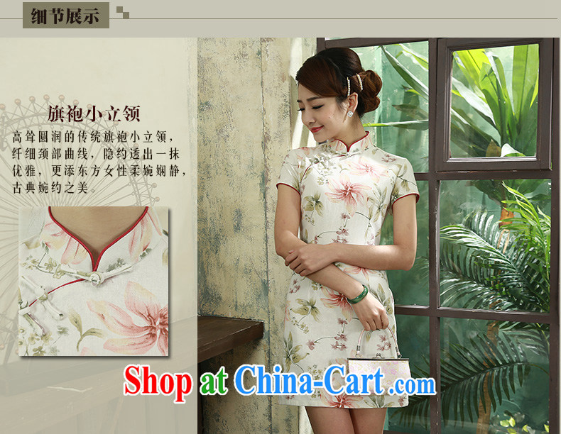 2015 new dresses and improved stylish short cotton Ma dresses daily video thin Q 1078 fancy XXL pictures, price, brand platters! Elections are good character, the national distribution, so why buy now enjoy more preferential! Health
