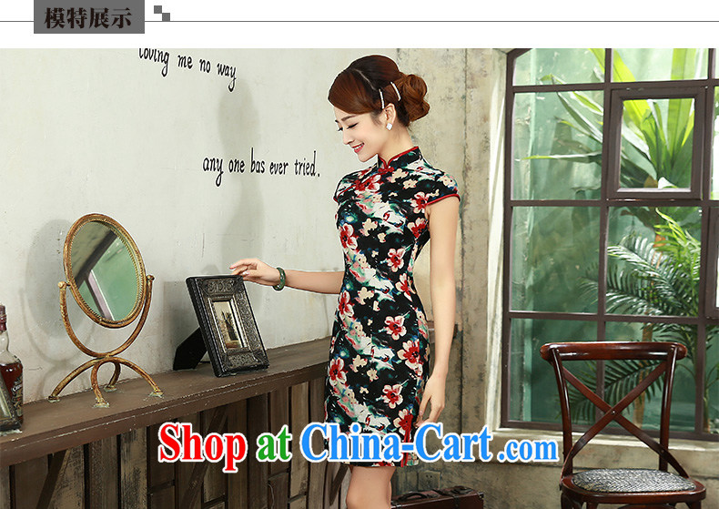 Retro dresses 2015 new summer, cotton dresses the Daily Beauty short, short-sleeved Q 1079 fancy XXL pictures, price, brand platters! Elections are good character, the national distribution, so why buy now enjoy more preferential! Health