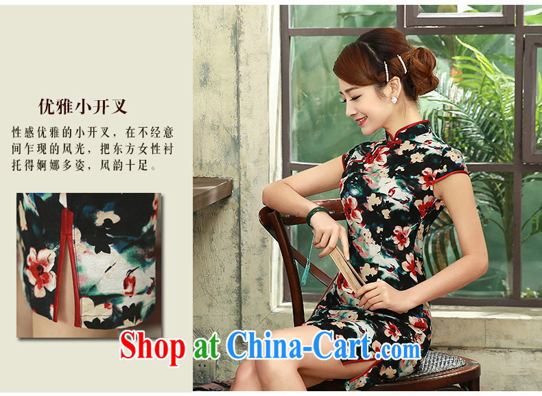 Retro dresses 2015 new summer, cotton dresses the Daily Beauty short, short-sleeved Q 1079 fancy XXL pictures, price, brand platters! Elections are good character, the national distribution, so why buy now enjoy more preferential! Health