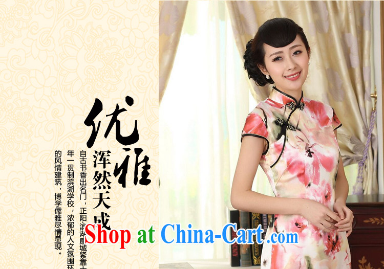 Find Sophie heavy silk retro classic sauna silk poster stretch the improved cultivation double short cheongsam dress female water toner 2 XL pictures, price, brand platters! Elections are good character, the national distribution, so why buy now enjoy more preferential! Health