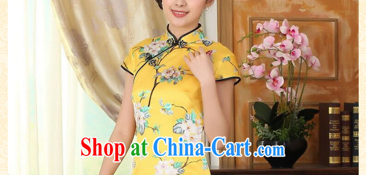 spend the summer heavy silk retro classic sauna silk poster stretch the improved cultivation double short cheongsam dress such as the color 2 XL pictures, price, brand platters! Elections are good character, the national distribution, so why buy now enjoy more preferential! Health