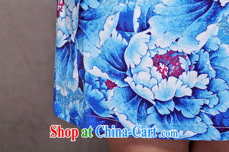 Ah, ah, stylish summer 2015 new female retro ethnic wind Chinese beauty graphics thin outfit #9913 blue XXL pictures, price, brand platters! Elections are good character, the national distribution, so why buy now enjoy more preferential! Health