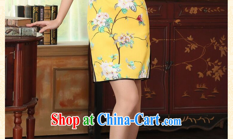 Find Sophie summer heavy silk retro classic sauna silk poster stretch the improved cultivation double short cheongsam dress as color 2XL pictures, price, brand platters! Elections are good character, the national distribution, so why buy now enjoy more preferential! Health