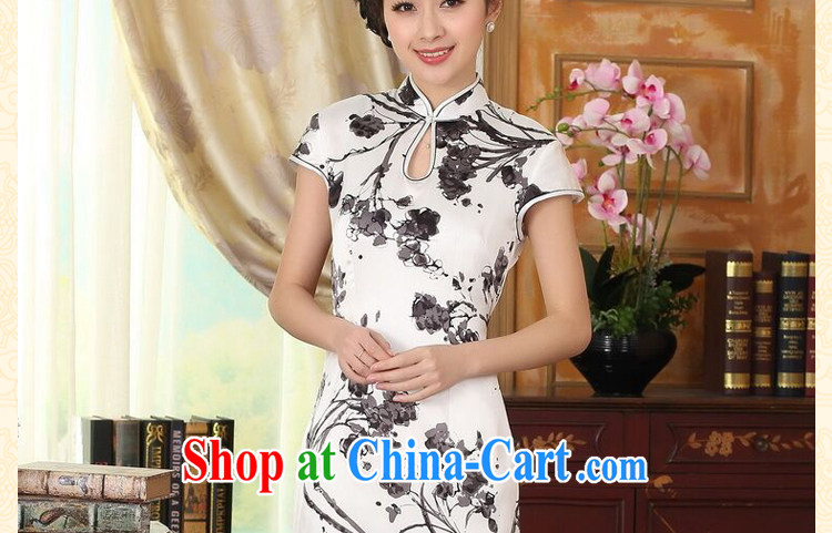 Find Sophie summer heavy silk retro classic sauna silk improved poster ink stretch Satin beauty double short cheongsam as color 2XL pictures, price, brand platters! Elections are good character, the national distribution, so why buy now enjoy more preferential! Health